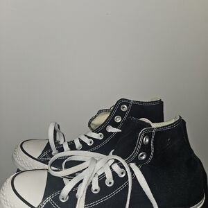 Converse Black High-Top Athletic Shoes